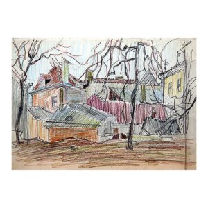 Painting "View of the Danish Courtyard Tallinn"